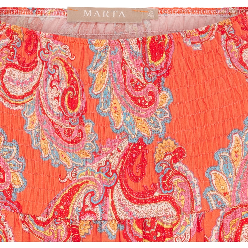 MARTA DU CHATEAU Marta Du Chateau teen nederdel MDCJOSEFINA 5849 teen Skirt Corallo0443tpo