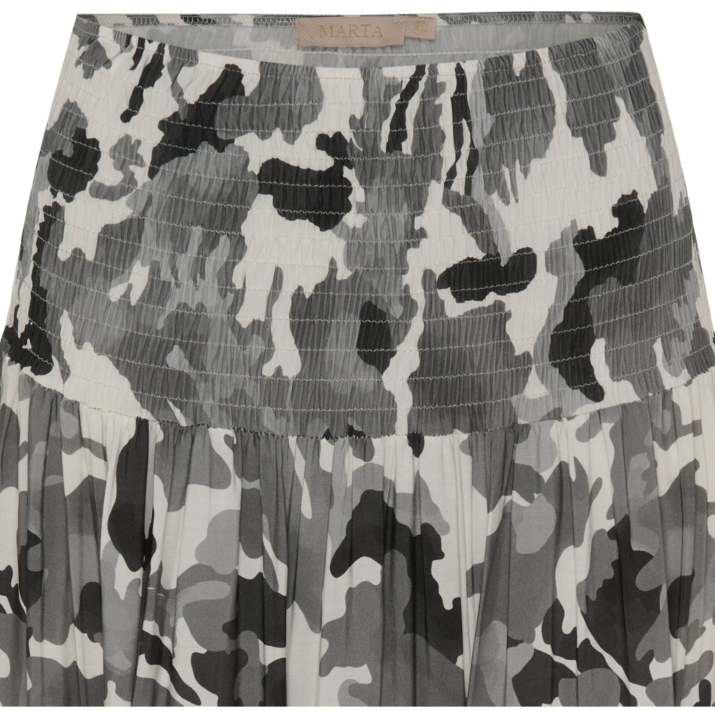 MARTA DU CHATEAU Marta Du Chateau teen nederdel MDCJOSEFINA 5849 teen Skirt GreyCamo4179