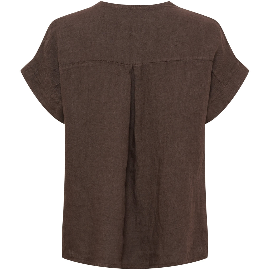 MARTA DU CHATEAU Marta du Chatau dame bluse MdcBellissima 86520 Blouse Mocca