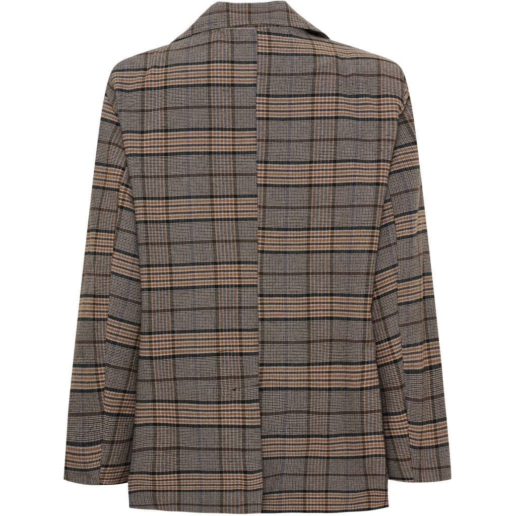 MARTA DU CHATEAU Marta du Chateau Dame Blazer MdcSenna 8870 Blazer Camel Print