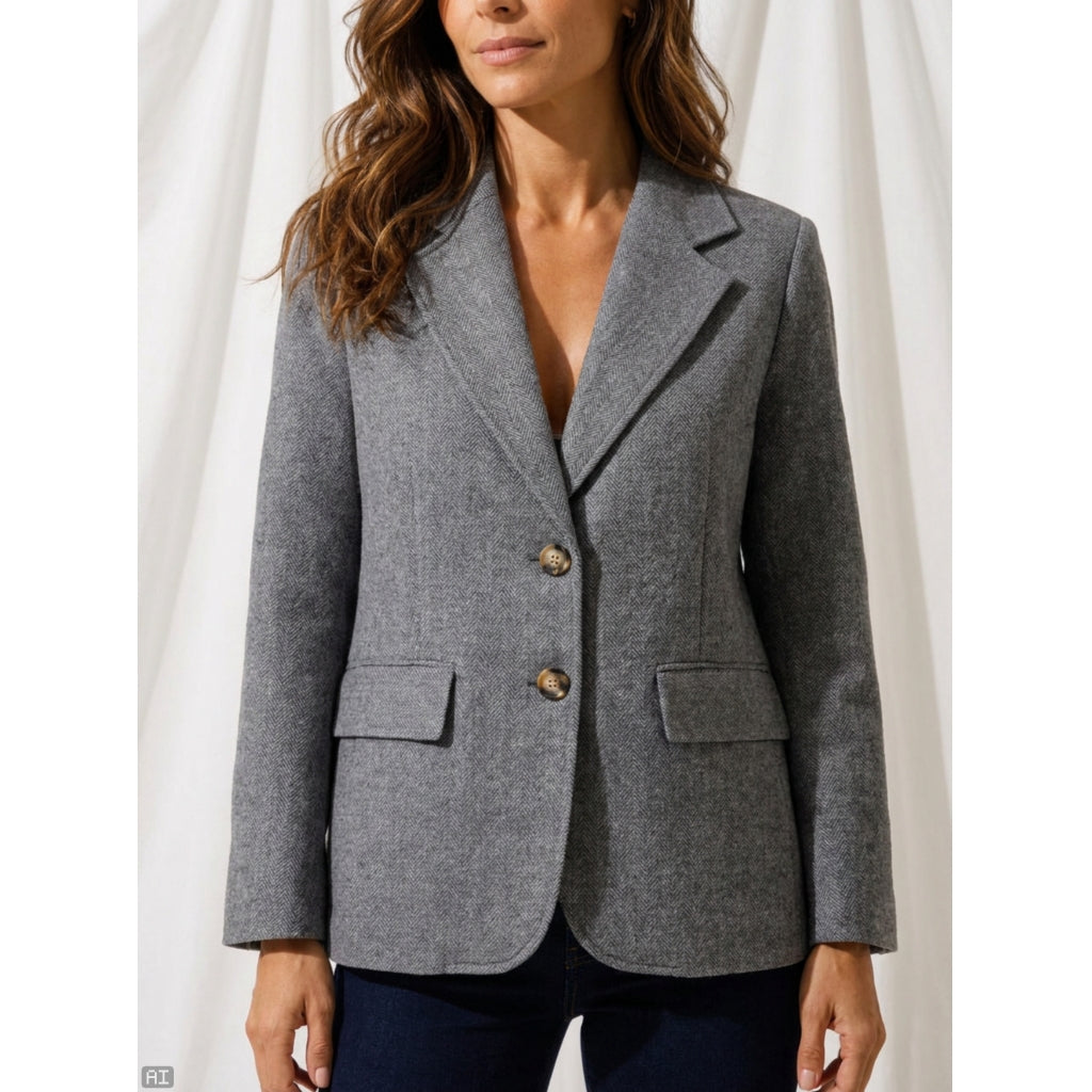 MARTA DU CHATEAU Marta du Chateau Dame Blazer MdcSenna 8870 Blazer Grey