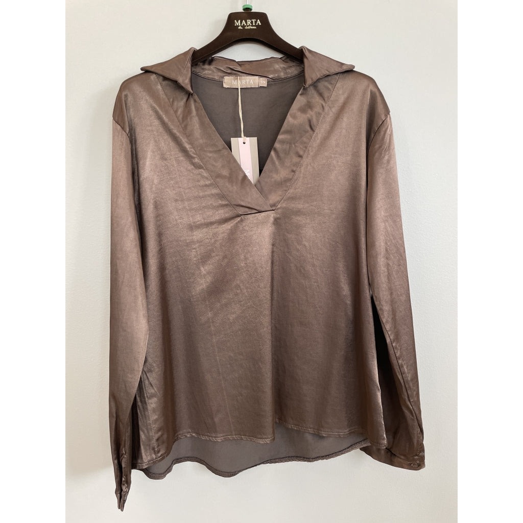 MARTA DU CHATEAU Marta du Chateau Dame Blouse MdcAmoria 26144 Blouse Moro