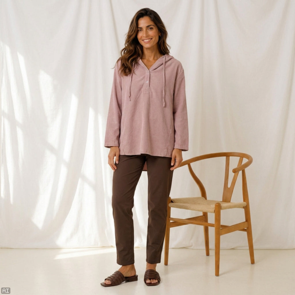 MARTA DU CHATEAU Marta du Chateau Dame Bluse MdcPienza 8908 Blouse Brush
