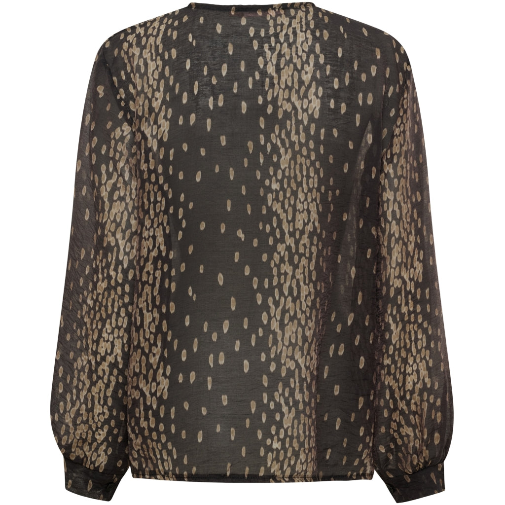 MARTA DU CHATEAU Marta du Chateau Dame Bluse MdcPistacia 8775 Blouse Black6016vpa