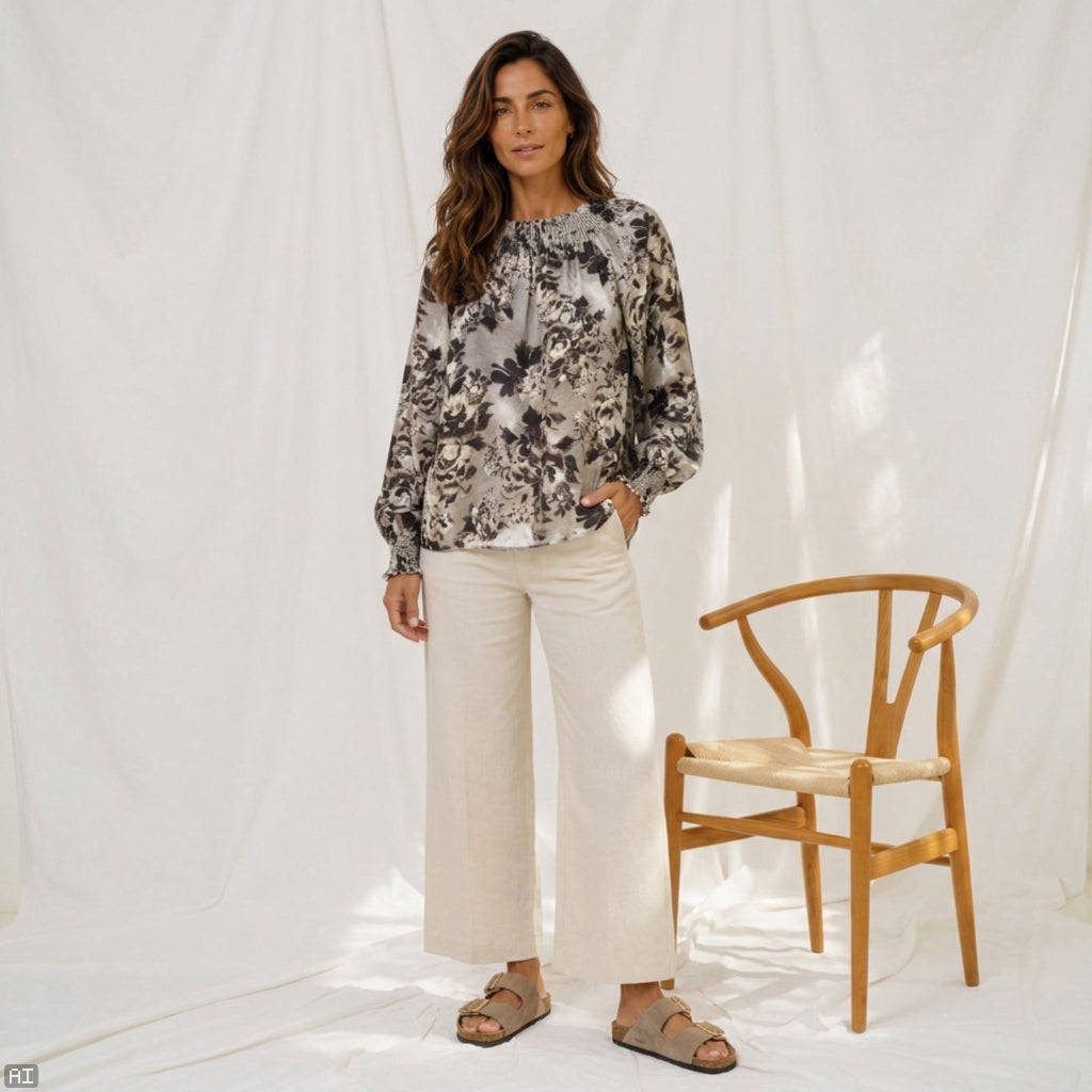 MARTA DU CHATEAU Marta du Chateau Dame Bluse MdcTuscany 8943 Blouse Originale