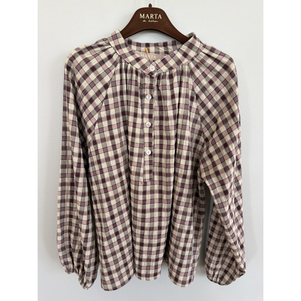 MARTA DU CHATEAU Marta du Chateau Dame Bluse MdcZephyr 8787 Blouse Bordeaux5