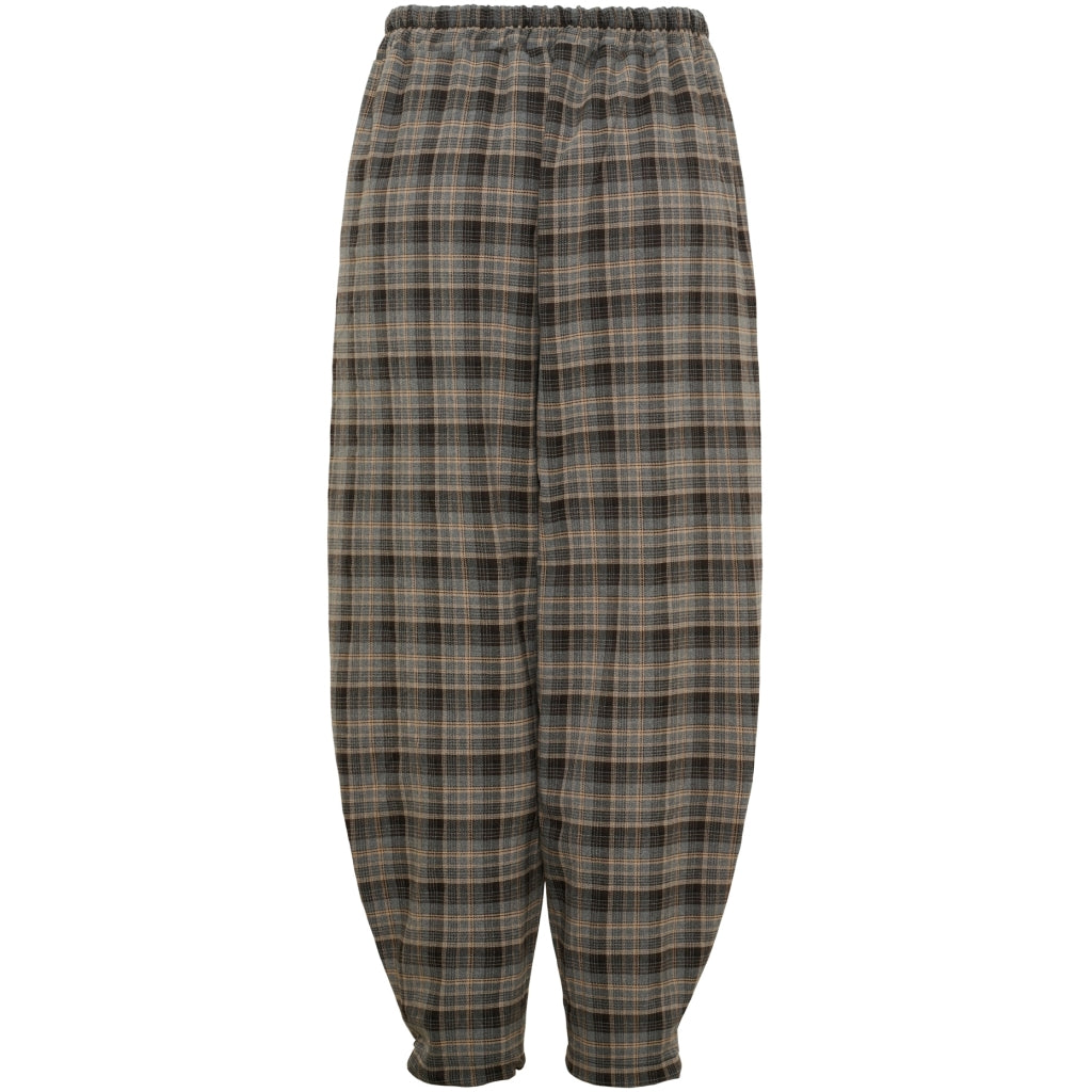MARTA DU CHATEAU Marta du Chateau Dame Bukser MdcAmulet 56172M Check Pant Grey