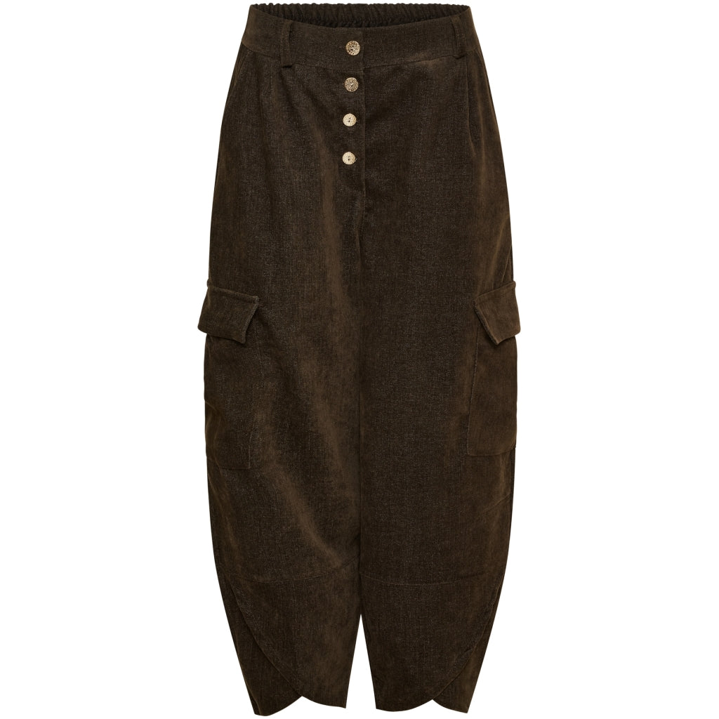 MARTA DU CHATEAU Marta du Chateau Dame Bukser MdcArmeria 8911 Pant DARK CHOCOLATE