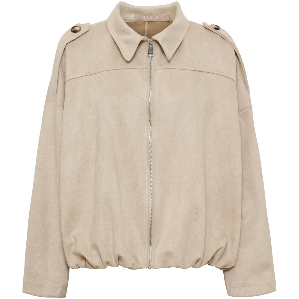 MARTA DU CHATEAU Marta du Chateau Dame Jakke MdcJuno 2618037 Jacket Beige3