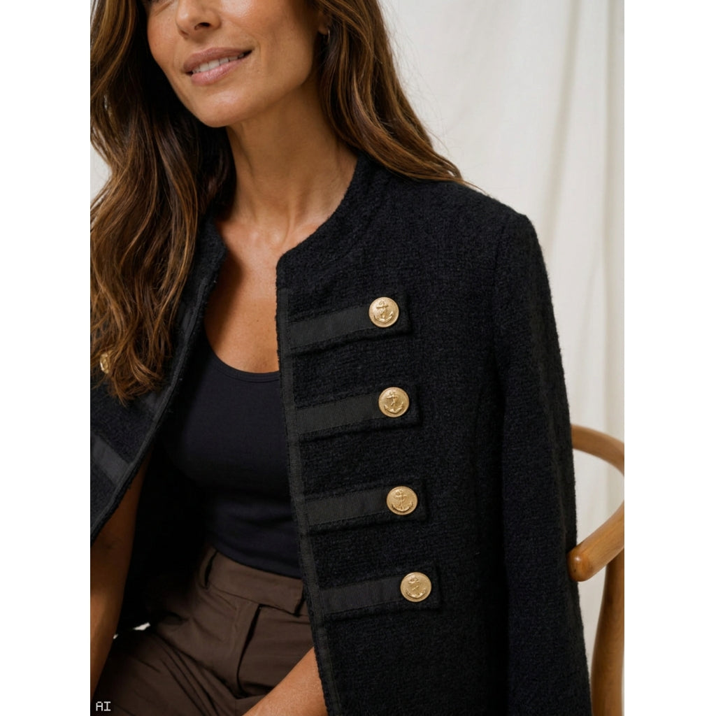 MARTA DU CHATEAU Marta du Chateau Dame Jakke MdcMarlowe 2618003 Jacket Black
