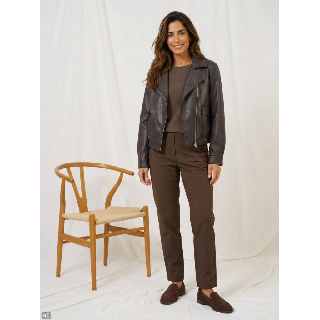 MARTA DU CHATEAU Marta du Chateau Dame Jakke MdcSedona 261833 Jacket Moro