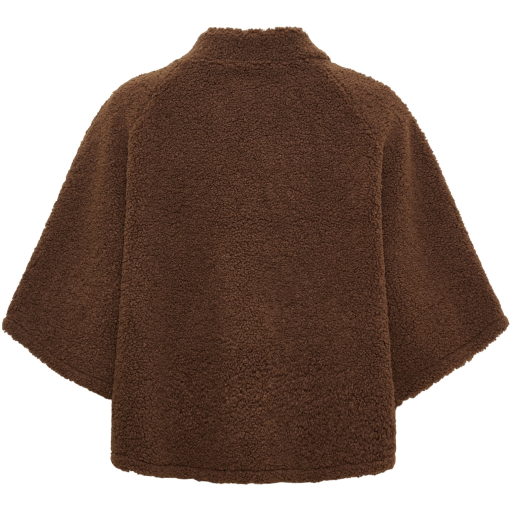MARTA DU CHATEAU Marta du Chateau Dame Jakke MdcValencia 248370Teddy Jacket Marrone9