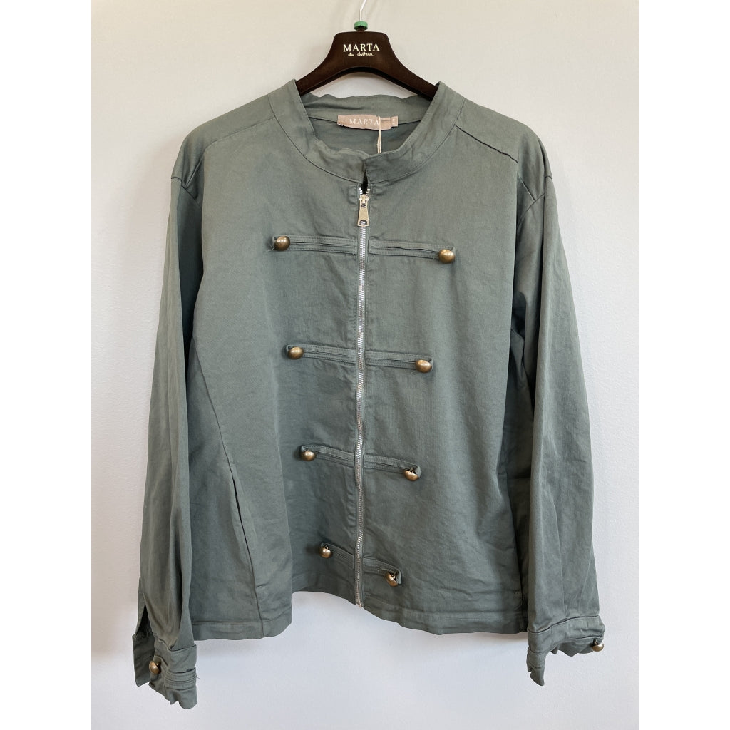 MARTA DU CHATEAU Marta du Chateau Dame Jakke MdcVirella 8594 Jacket Military118