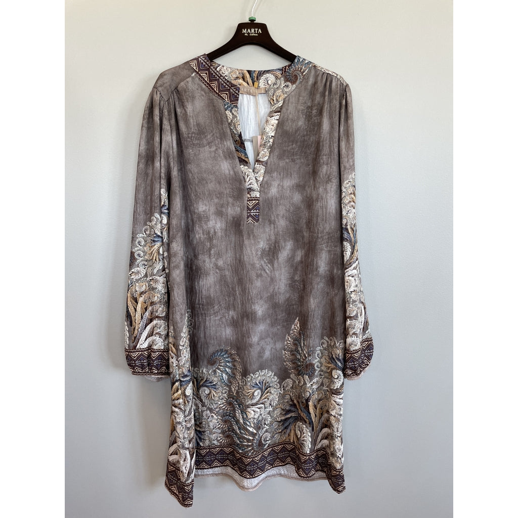 MARTA DU CHATEAU Marta du Chateau Dame Kjole MdcMelona 7474L Dress Fango