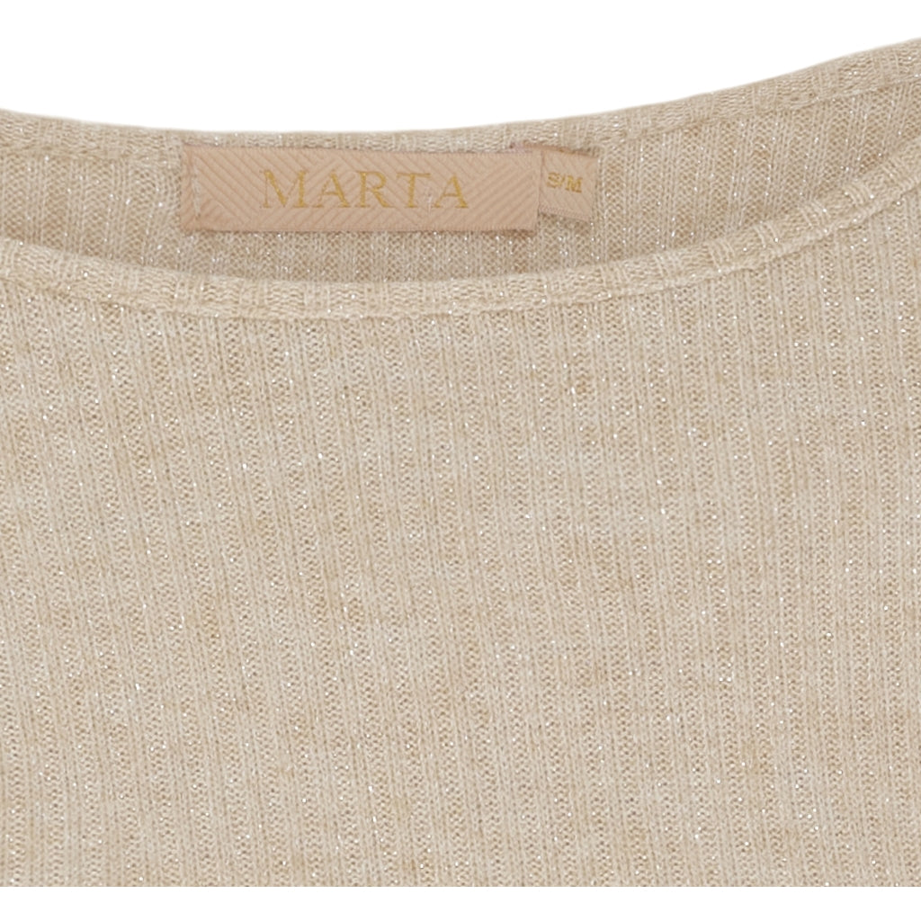 MARTA DU CHATEAU Marta du Chateau Dame Langærmet T-Shirt MdcCelia 38915 LS Tee beige4