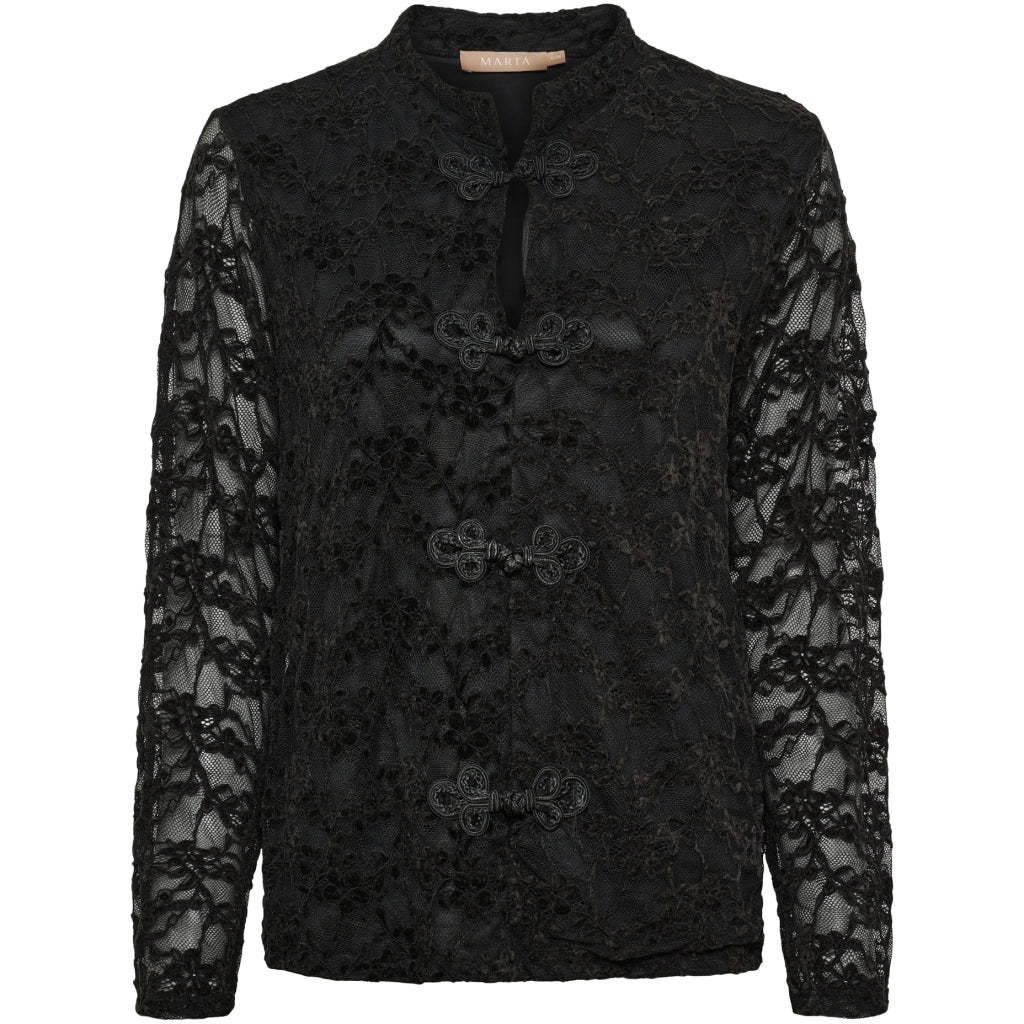 MARTA DU CHATEAU Marta du Chateau Dame MdcSenecia Bluse 8863 Blouse Black