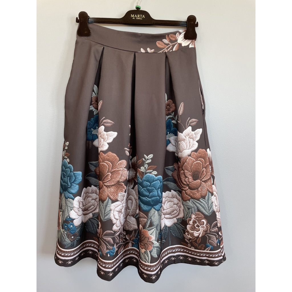 MARTA DU CHATEAU Marta du Chateau Dame Nederdel MdcTarella 4911A Skirt Moro Flower