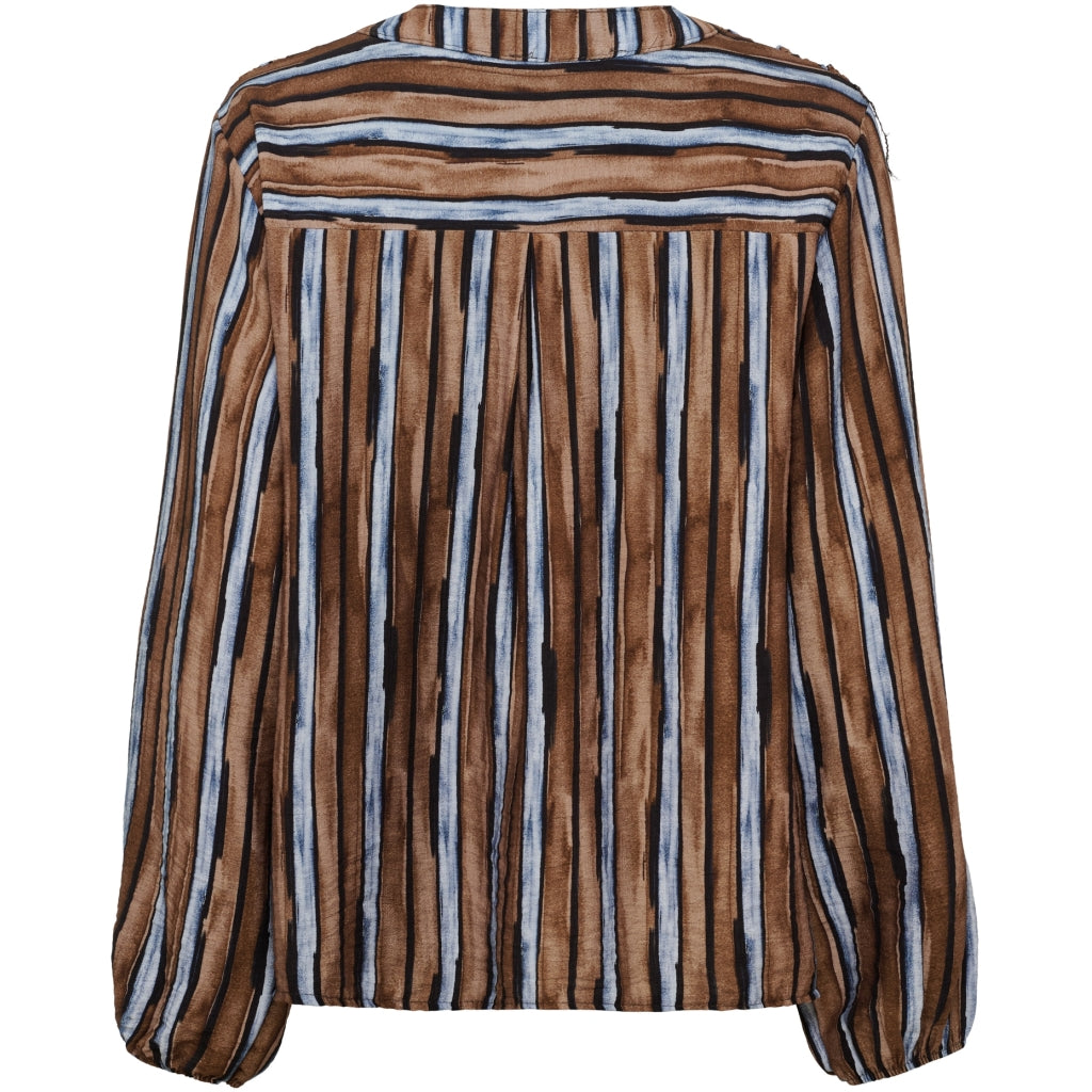 MARTA DU CHATEAU Marta du Chateau Dame Skjorte MdcMelora 8832V Shirt Marrone11221tpd