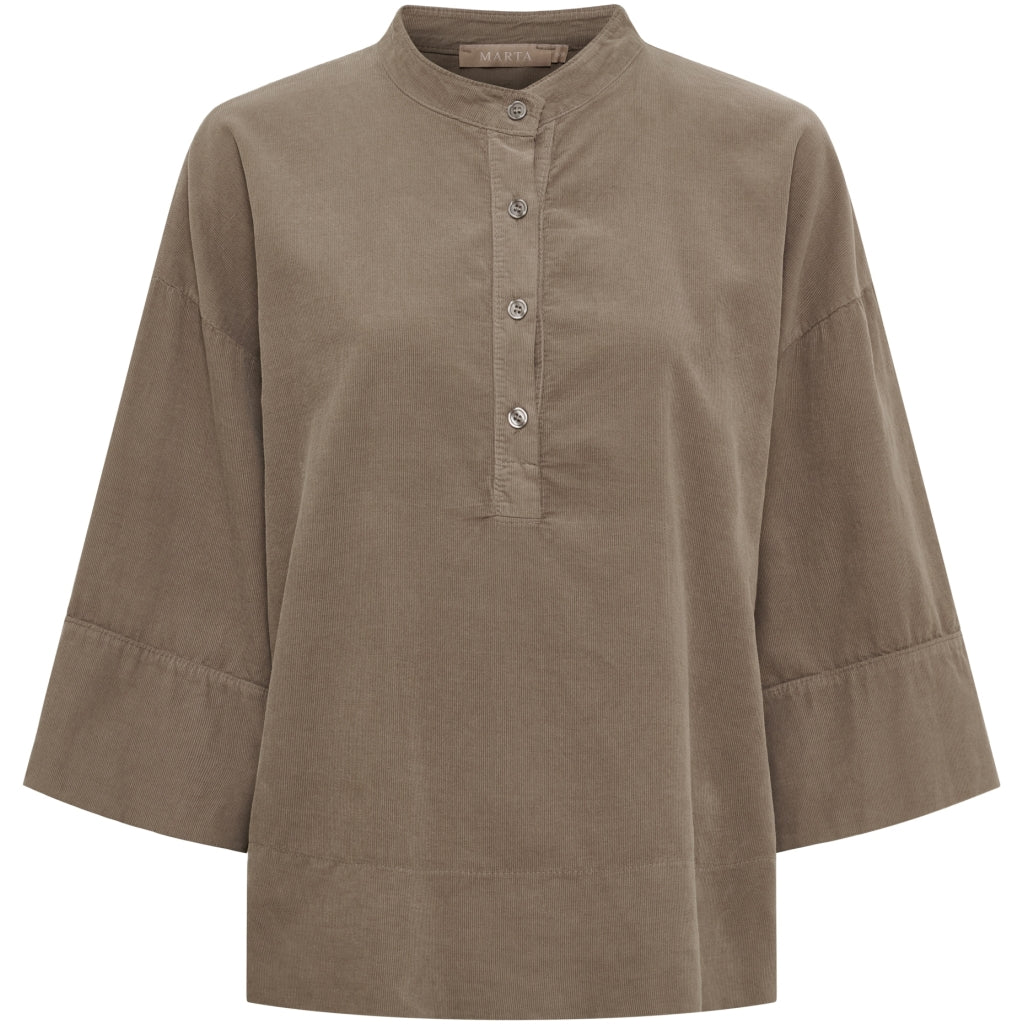 MARTA DU CHATEAU Marta du Chateau Dame Skjorte MdcNemesia 8909 Shirt Fango60
