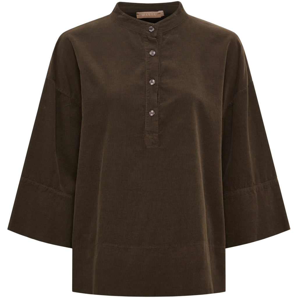 MARTA DU CHATEAU Marta du Chateau Dame Skjorte MdcNemesia 8909 Shirt Moro30
