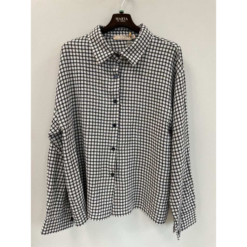 MARTA DU CHATEAU Marta du Chateau Dame Skjorte MdcThalassa 8944 Shirt Beige