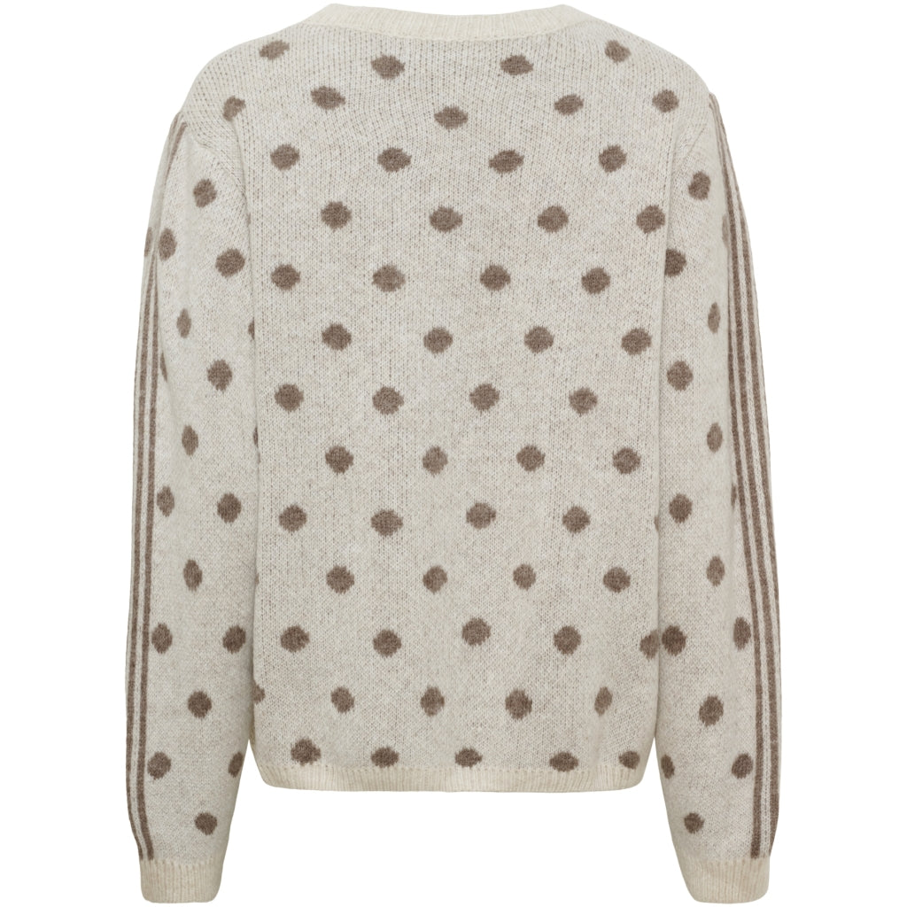 MARTA DU CHATEAU Marta du Chateau Dame Strik MdcBellora 9730 Knit Beige/Fango