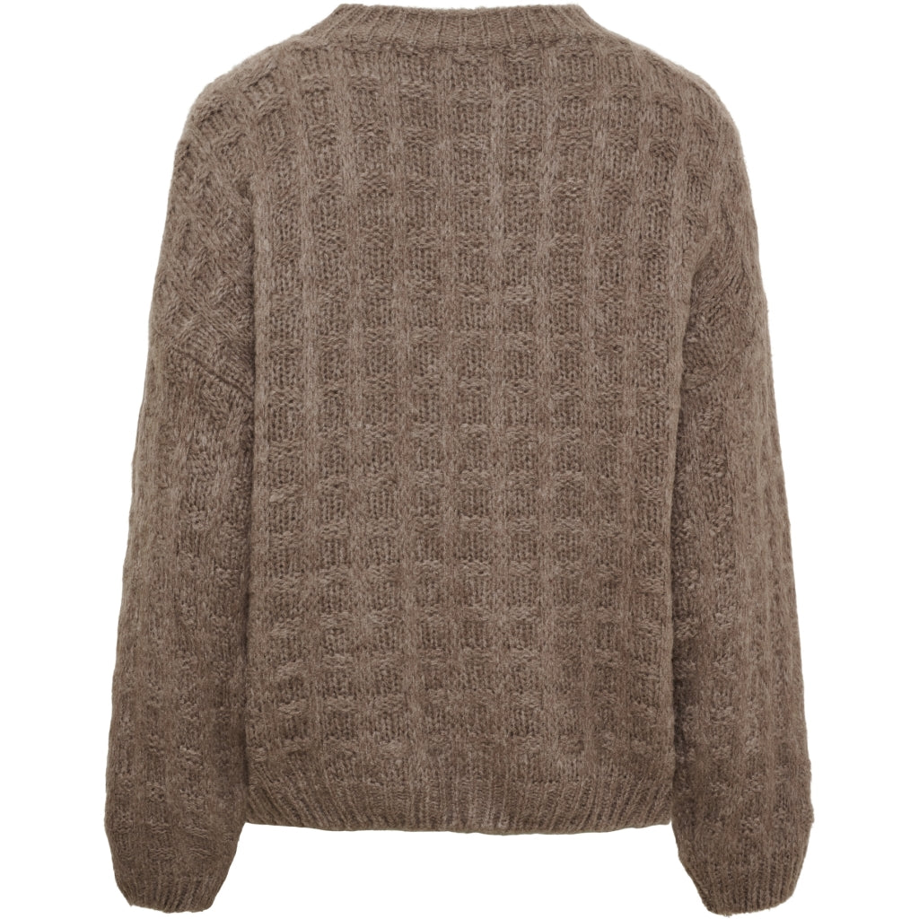 MARTA DU CHATEAU Marta du Chateau Dame Strik MdcBrezza 65968 Knit Fango