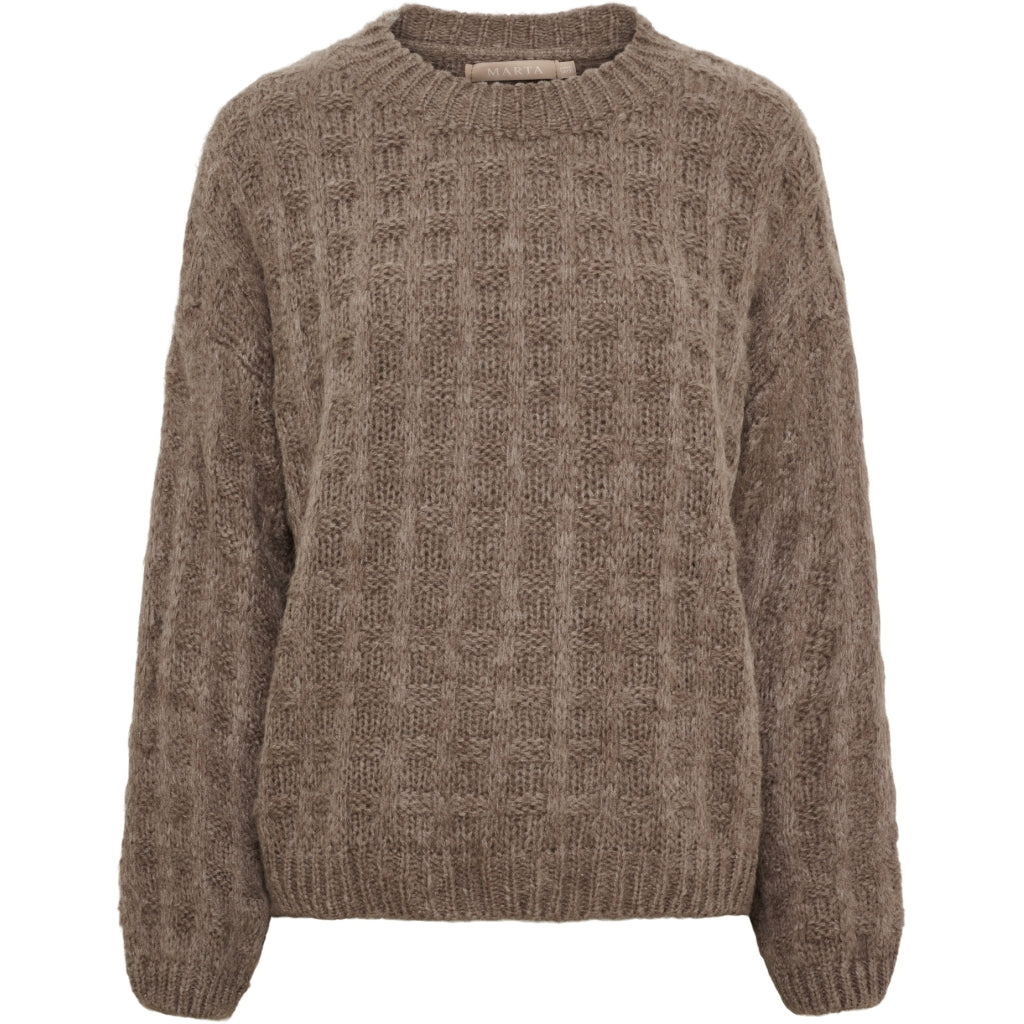 MARTA DU CHATEAU Marta du Chateau Dame Strik MdcBrezza 65968 Knit Fango