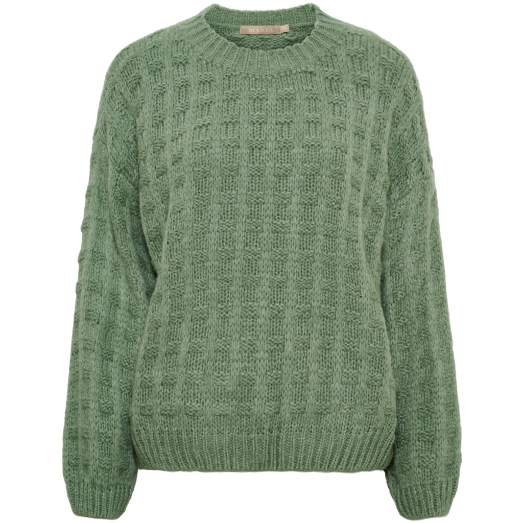 MARTA DU CHATEAU Marta du Chateau Dame Strik MdcBrezza 65968 Knit salvia