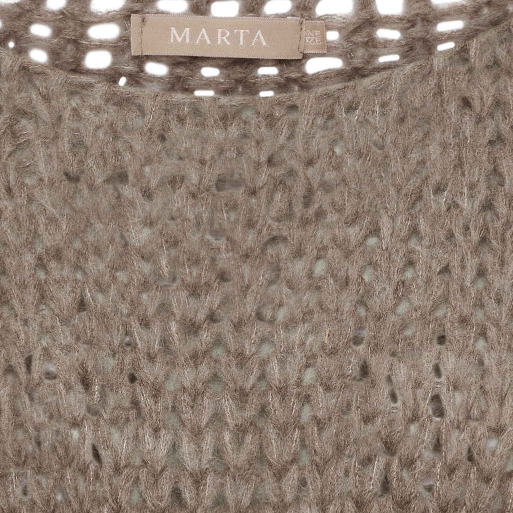 MARTA DU CHATEAU Marta du Chateau Dame Strik MdcLumina 9730/B Knit Fango