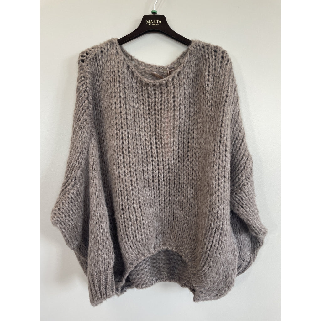 MARTA DU CHATEAU Marta du Chateau Dame Strik MdcLumina 9730/B Knit Fango