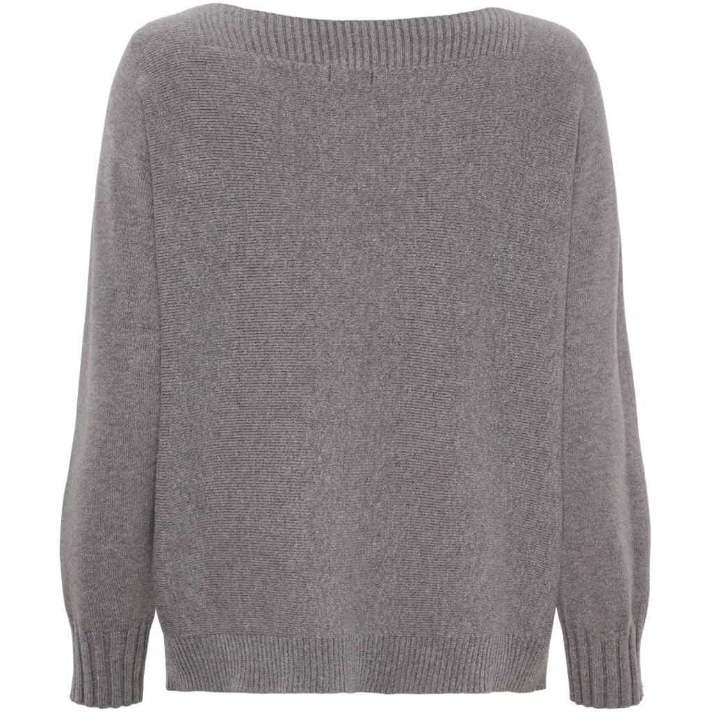 MARTA DU CHATEAU Marta du Chateau Dame Strik MdcMiretta 95111 Knit GreyMelange817/Leo