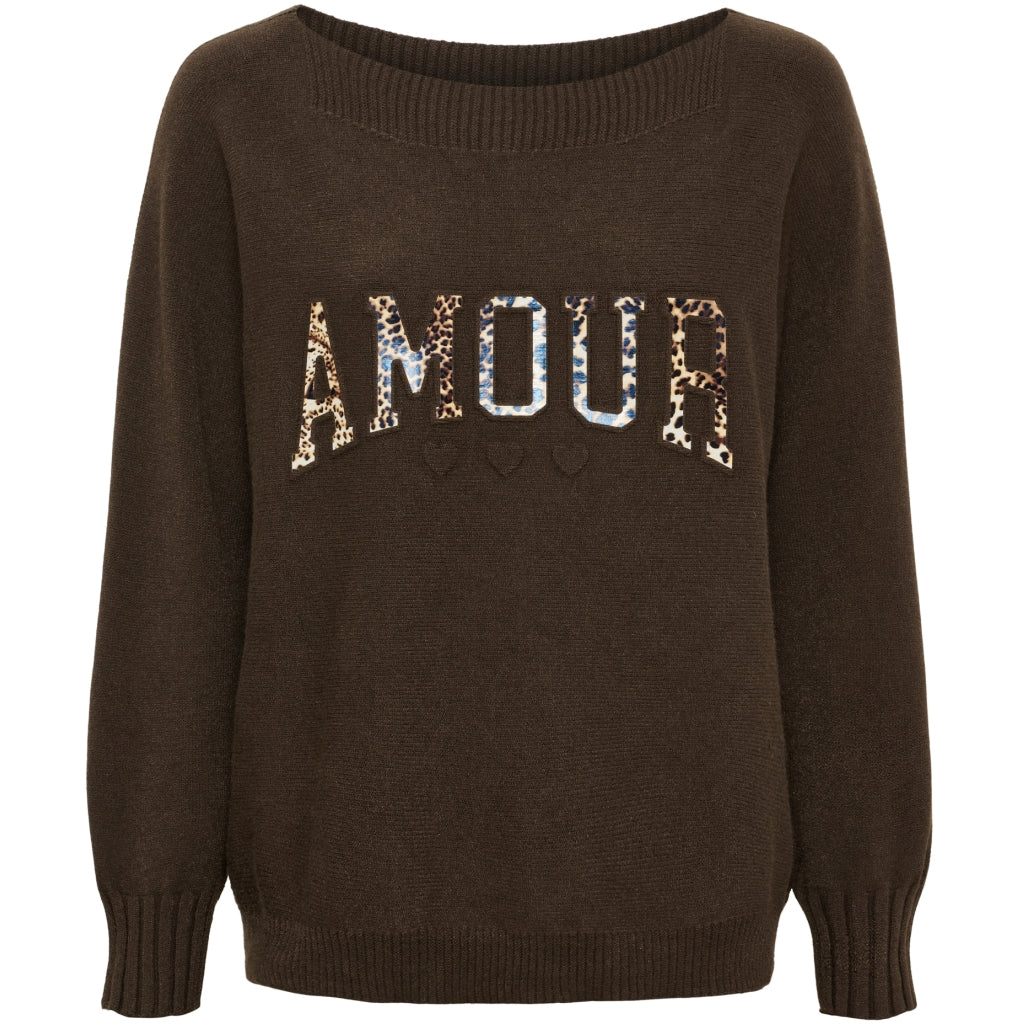 MARTA DU CHATEAU Marta du Chateau Dame Strik MdcMiretta 95111 Knit Moro/Leo