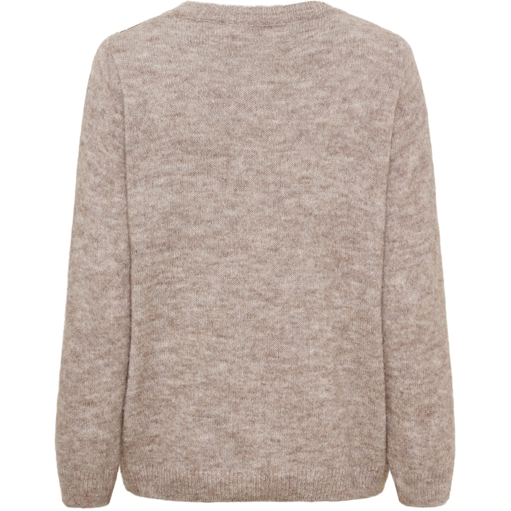 MARTA DU CHATEAU Marta du Chateau Dame Strik MdcNovara 9727 Knit Fango/Moro