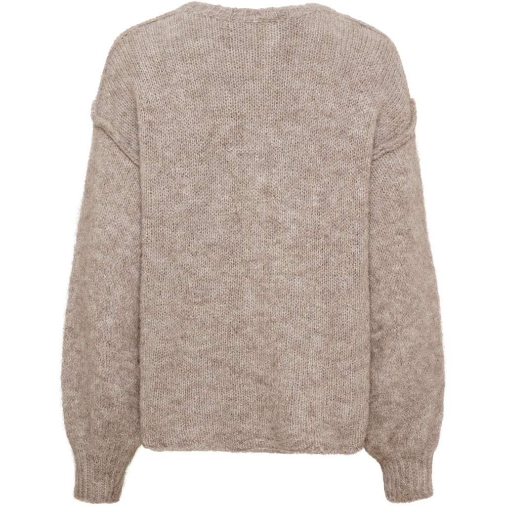 MARTA DU CHATEAU Marta du Chateau Dame Strik MdcNovella 9735 Knit Fango