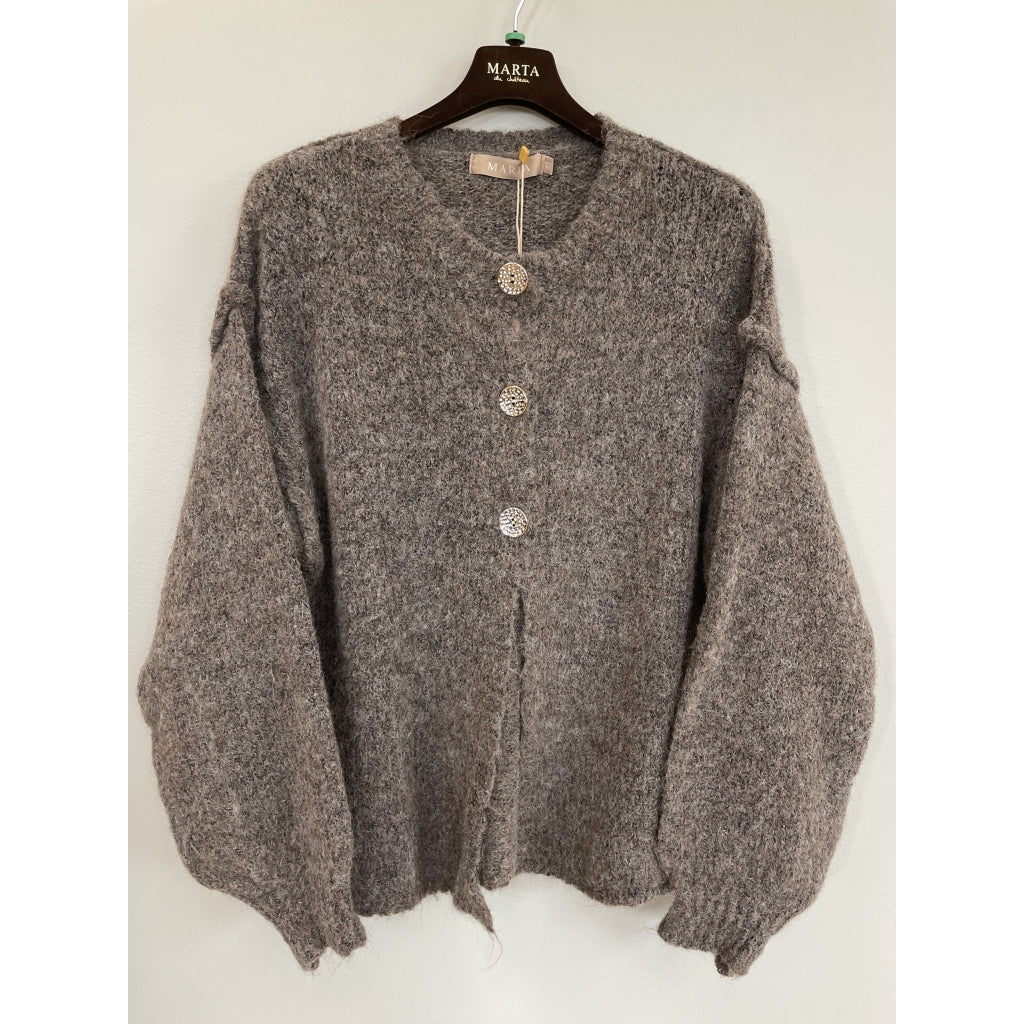MARTA DU CHATEAU Marta du Chateau Dame Strik MdcNovella 9735 Knit Moro