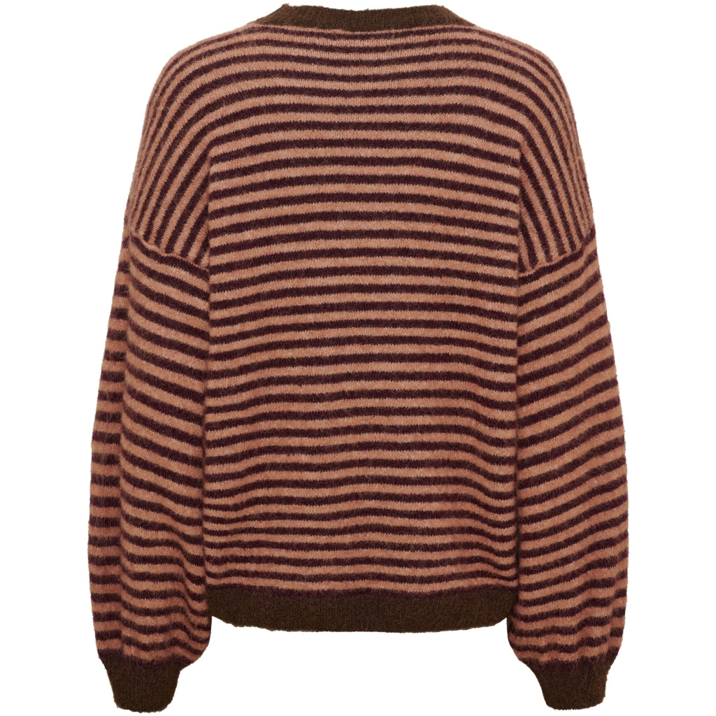 MARTA DU CHATEAU Marta du Chateau Dame Strik MdcReverie 9602 Knit Dark Cherry