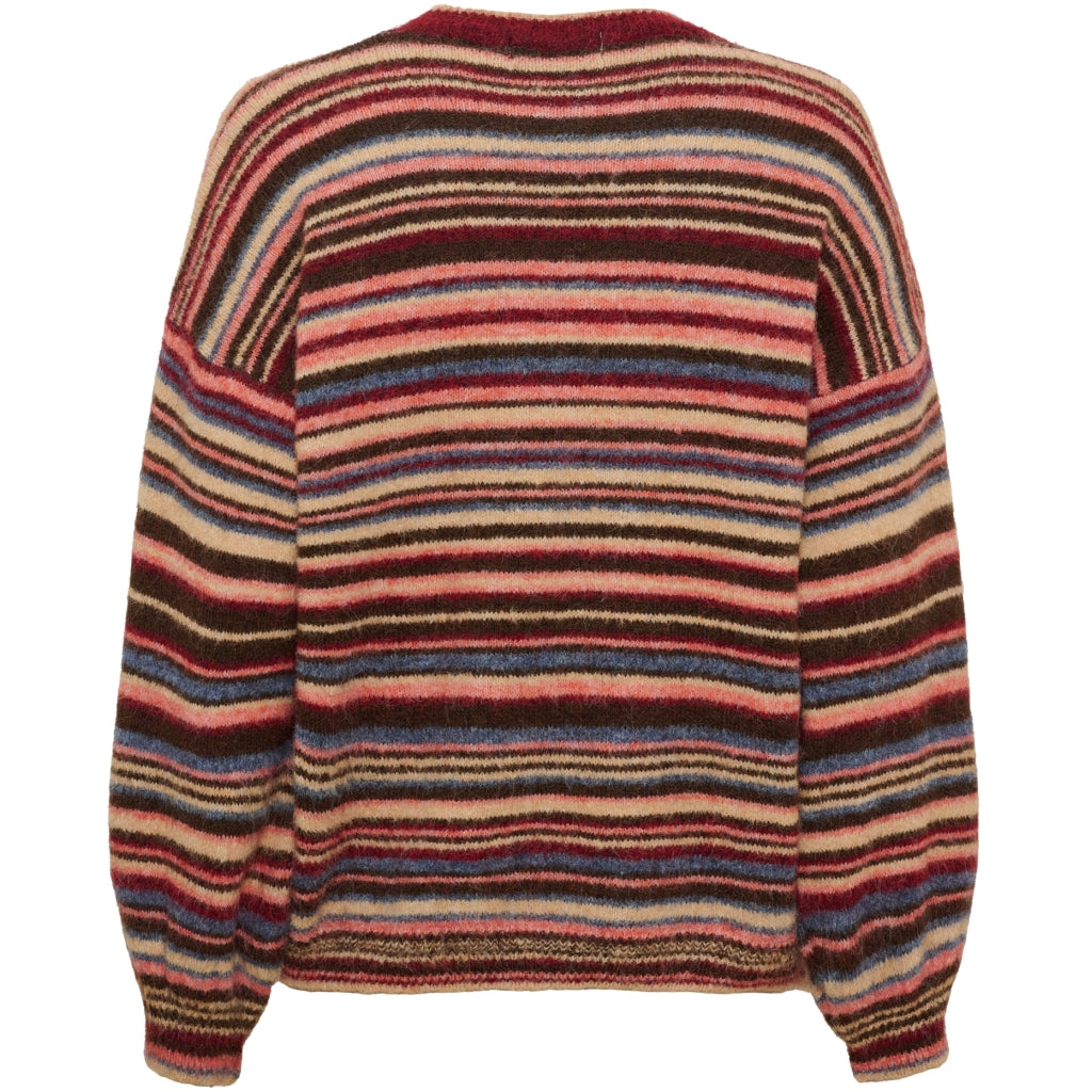 MARTA DU CHATEAU Marta du Chateau Dame Strik MdcReverie 9602 Knit Multi Bordeaux