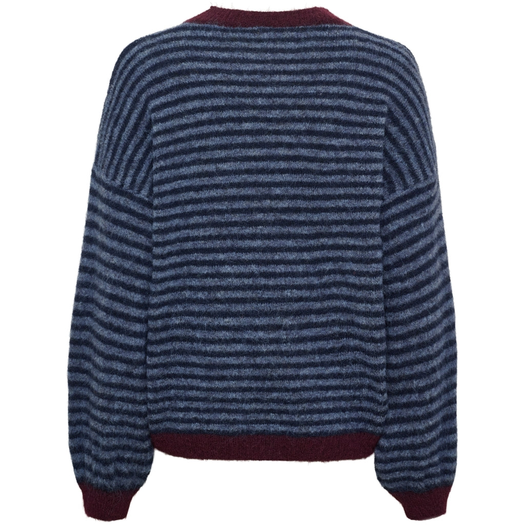 MARTA DU CHATEAU Marta du Chateau Dame Strik MdcReverie 9602 Knit Navy/Jeans