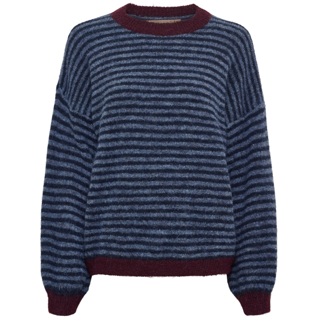 MARTA DU CHATEAU Marta du Chateau Dame Strik MdcReverie 9602 Knit Navy/Jeans