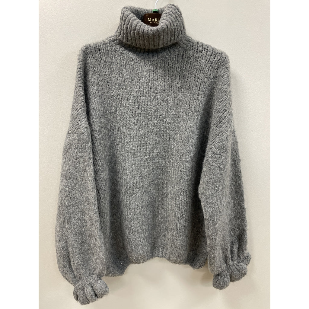 MARTA DU CHATEAU Marta du Chateau Dame Strik MdcStarling 9981 Knit Dark Grey