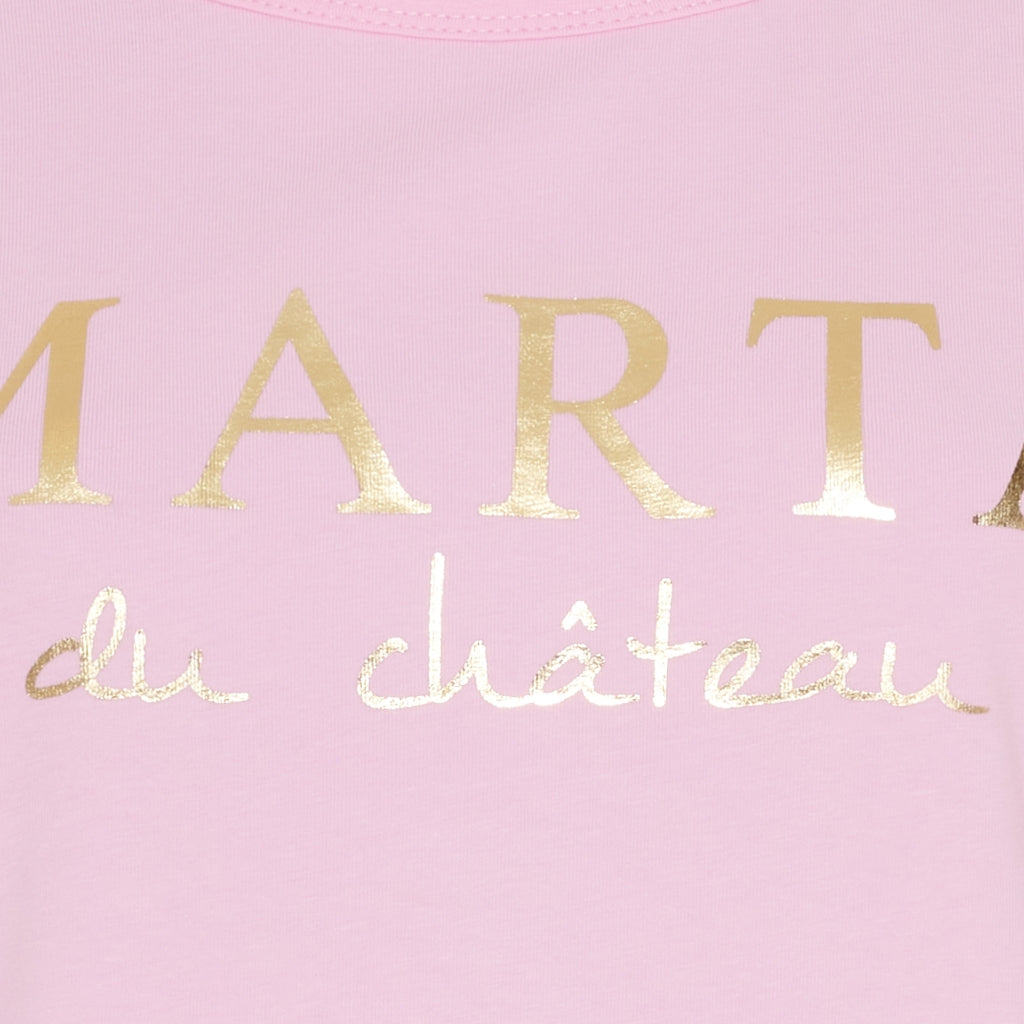 MARTA DU CHATEAU Marta du Chateau Dame T-shirt MT002 T-shirt Baby Pink