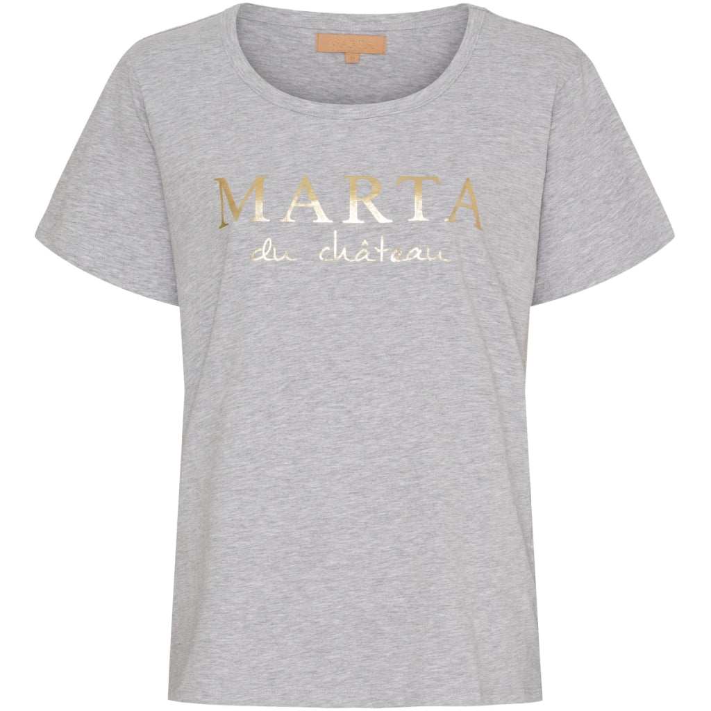 MARTA DU CHATEAU Marta du Chateau Dame T-shirt MT002 T-shirt Grey Melange