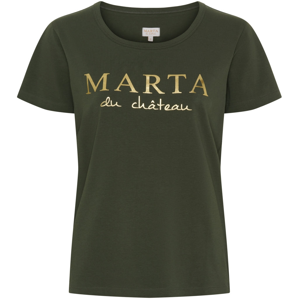 MARTA DU CHATEAU Marta du Chateau Dame T-shirt MT002 T-shirt Military