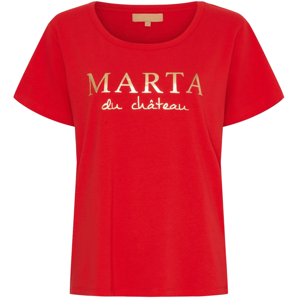 MARTA DU CHATEAU Marta du Chateau Dame T-shirt MT002 T-shirt Red