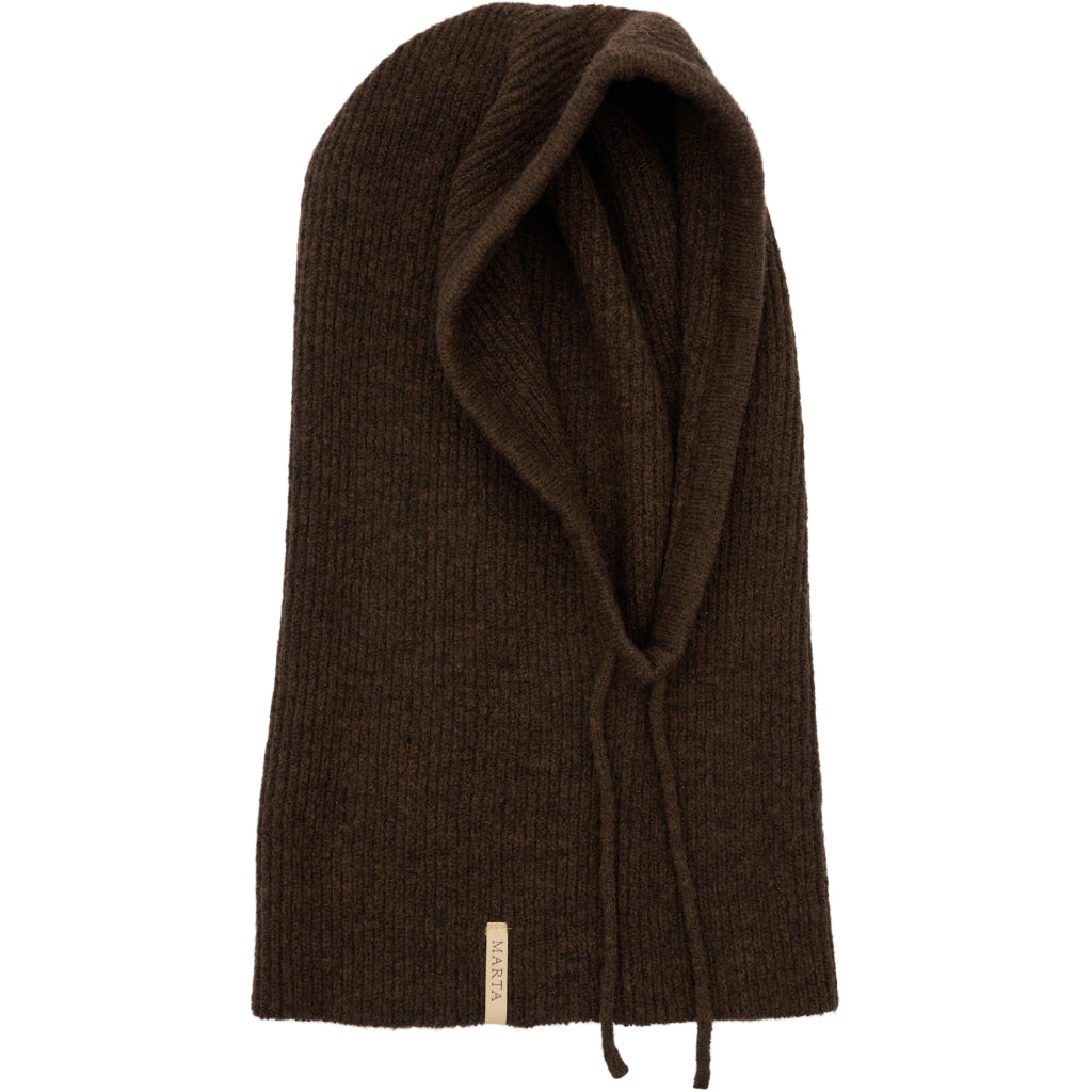 MARTA DU CHATEAU Marta du Chateau dame Balaclava MdcFiluca FMHK6480 Scarf Brown