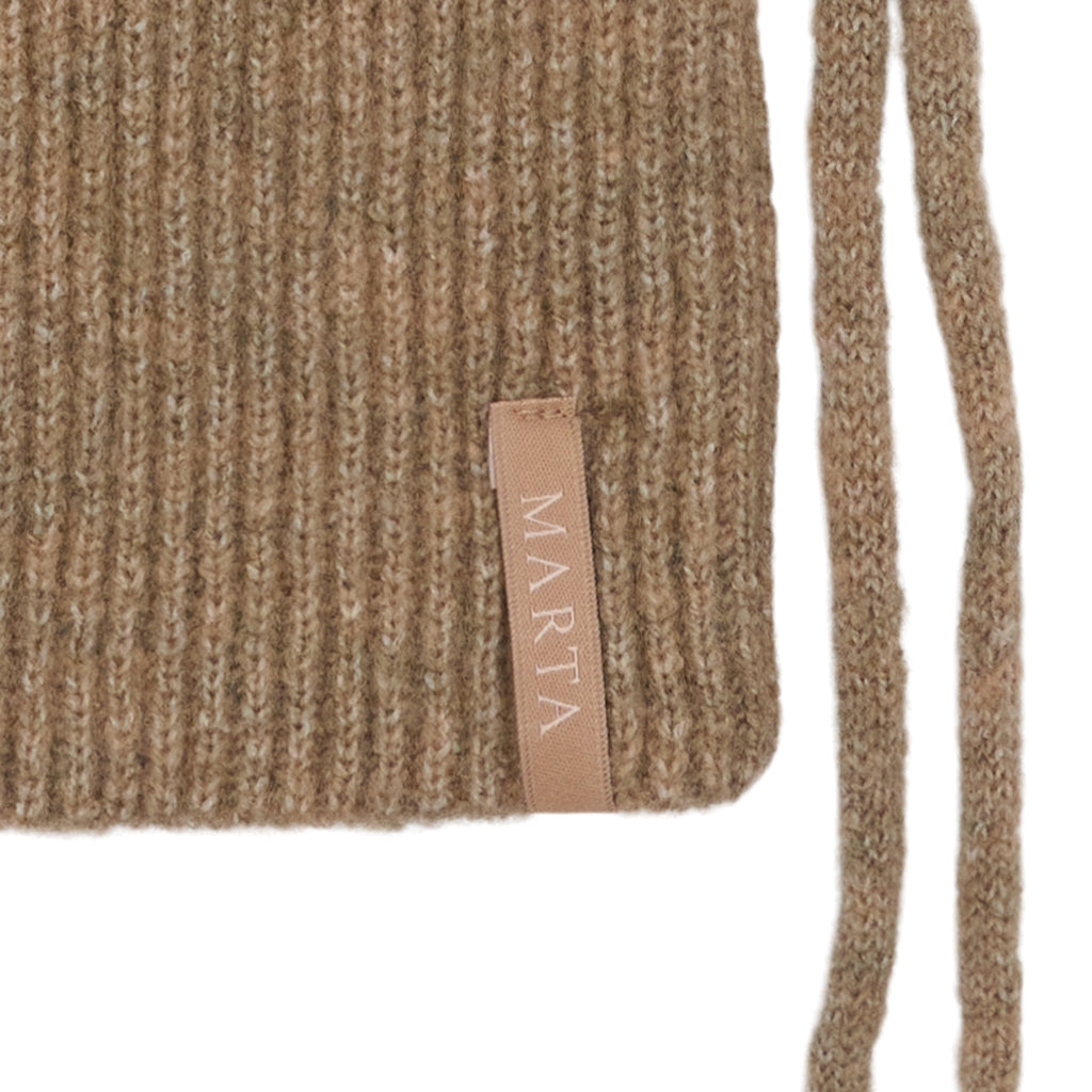 MARTA DU CHATEAU Marta du Chateau dame Balaclava MdcFiluca FMHK6480 Scarf Fango
