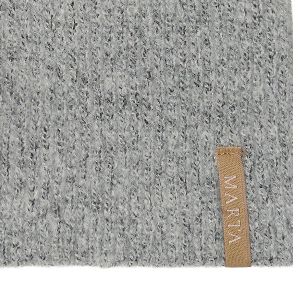 MARTA DU CHATEAU Marta du Chateau dame Balaclava MdcFiluca FMHK6480 Scarf Light Grey