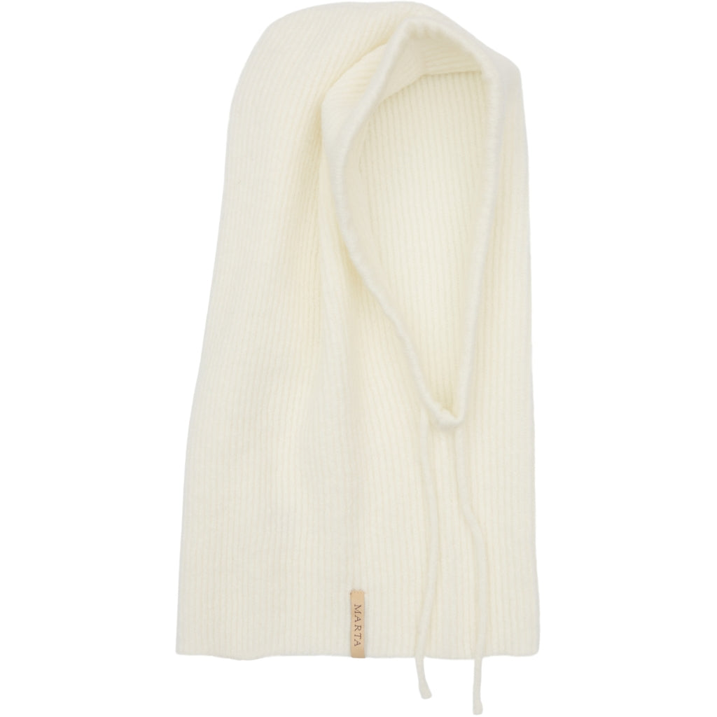 MARTA DU CHATEAU Marta du Chateau dame Balaclava MdcFiluca FMHK6480 Scarf Off White