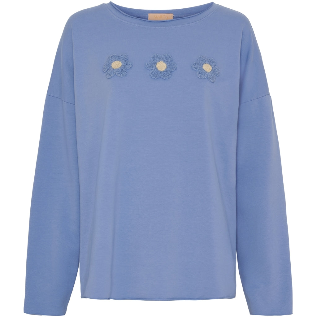 MARTA DU CHATEAU Marta du Chateau dame Sweatshirt MdcLucette A0268 Sweatshirt Jeans